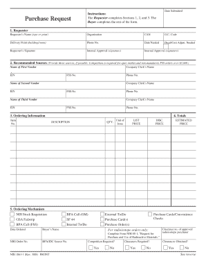 Nih Form 1861