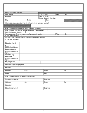 Printable Divorce Asset Worksheet  Form