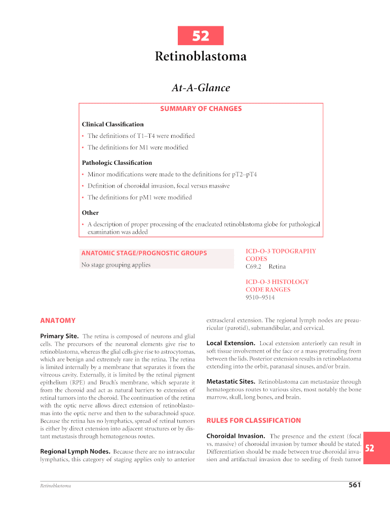 Sample Chapter, Retinoblastoma PDF Download Springer  Form