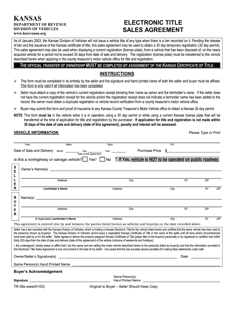 Kansas Tr Revenue  Form