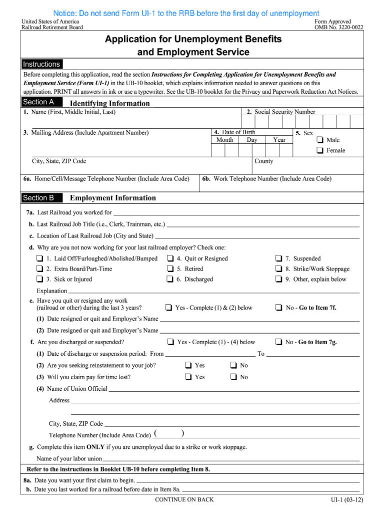 RRB Forms