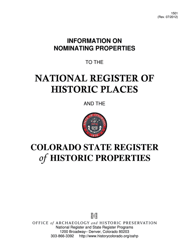 Preliminary Property Evaluation Form  Word    History Colorado  Historycolorado