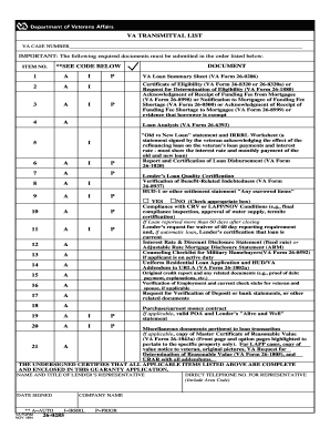 Transmittal List Sample  Form