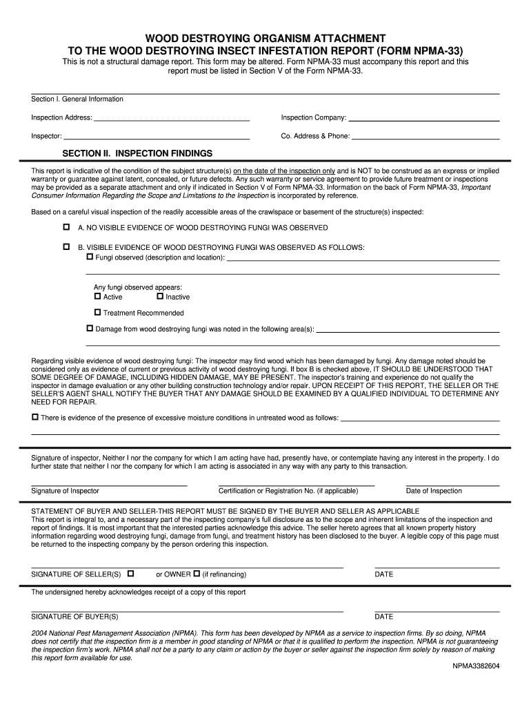  Npma 33 Fillable Download 2004-2024