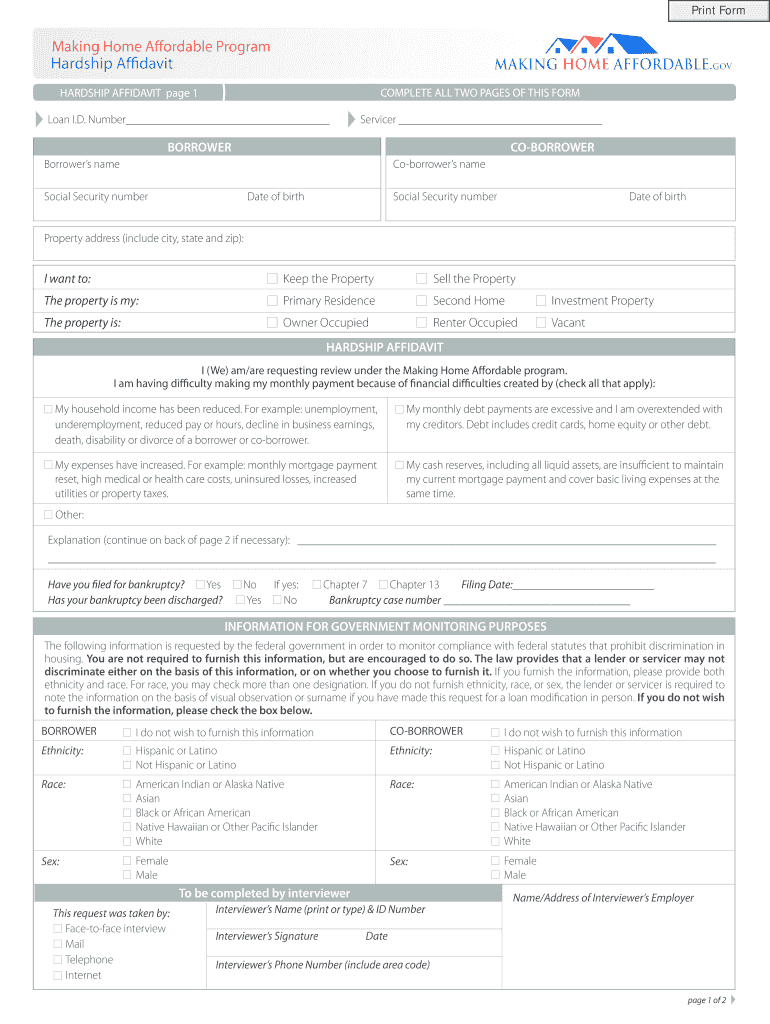 Okaloosa County Hardship Form