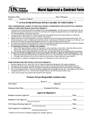 Mural Contract Template  Form