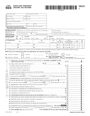 Canadian Income Tax Form for