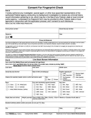 Fingerprint sort consent - Fill Out and Indicator Printable PDF image about Printable Fingerprint Card called Fingerprint type consent - Fill Out and Indication Printable PDF