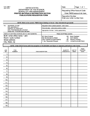 Form 1556 1 Blm