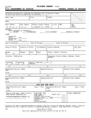 Fbi Paperwork  Form