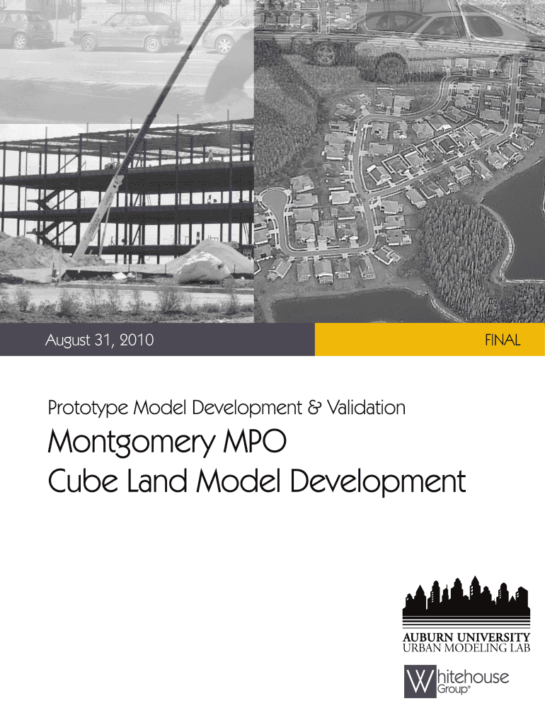 Report MontgomeryLandUseModel DOCX Ntl Bts  Form