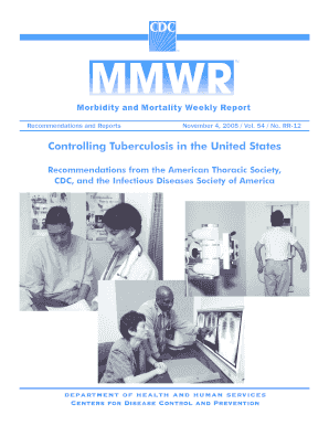 Controlling Tuberculosis in the United States Cdc  Form