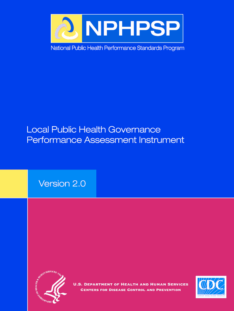 Local Public Health Governance Cdc  Form
