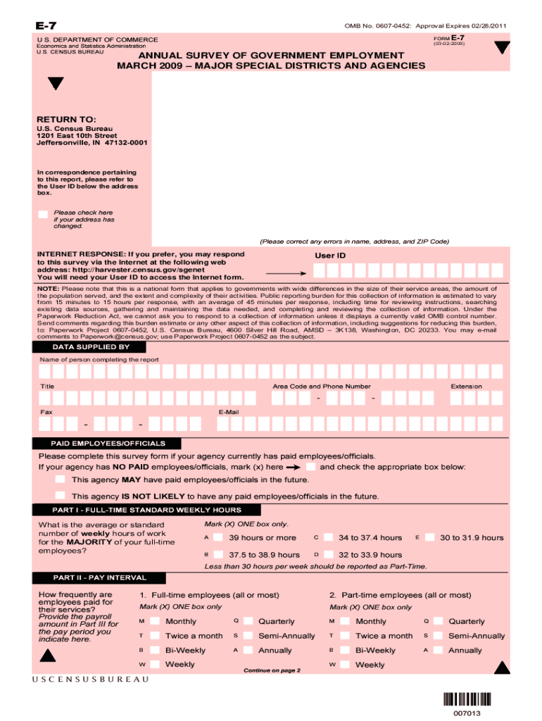 Index of Govsforms Census Gov Census Bureau