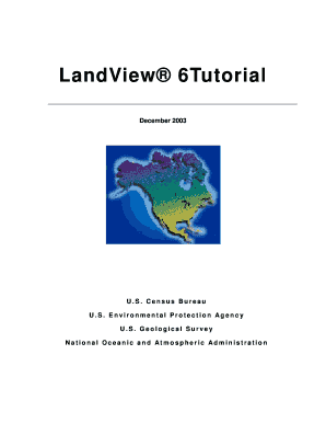 The LandView 6 Tutorial Provides Instructions for Accessing the LandView 6 Databases, for Census  Form