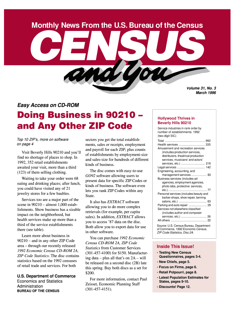 Easy Access on CD ROM Census  Form