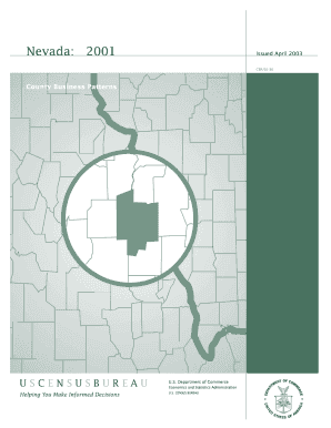 Nevada County Business Patterns Census  Form