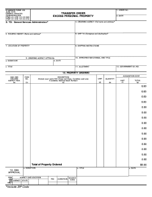 Sf 122  Form