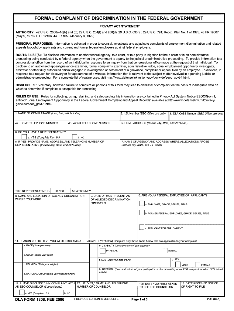 Dla 1808 Form Fill Out And Sign Printable PDF Template SignNow