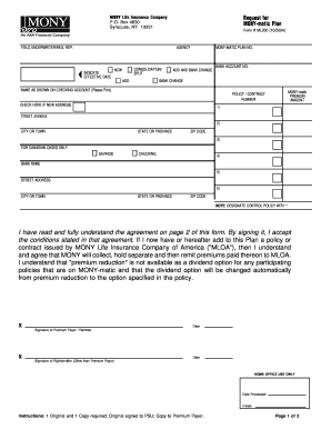 Ml200 Mony  Form