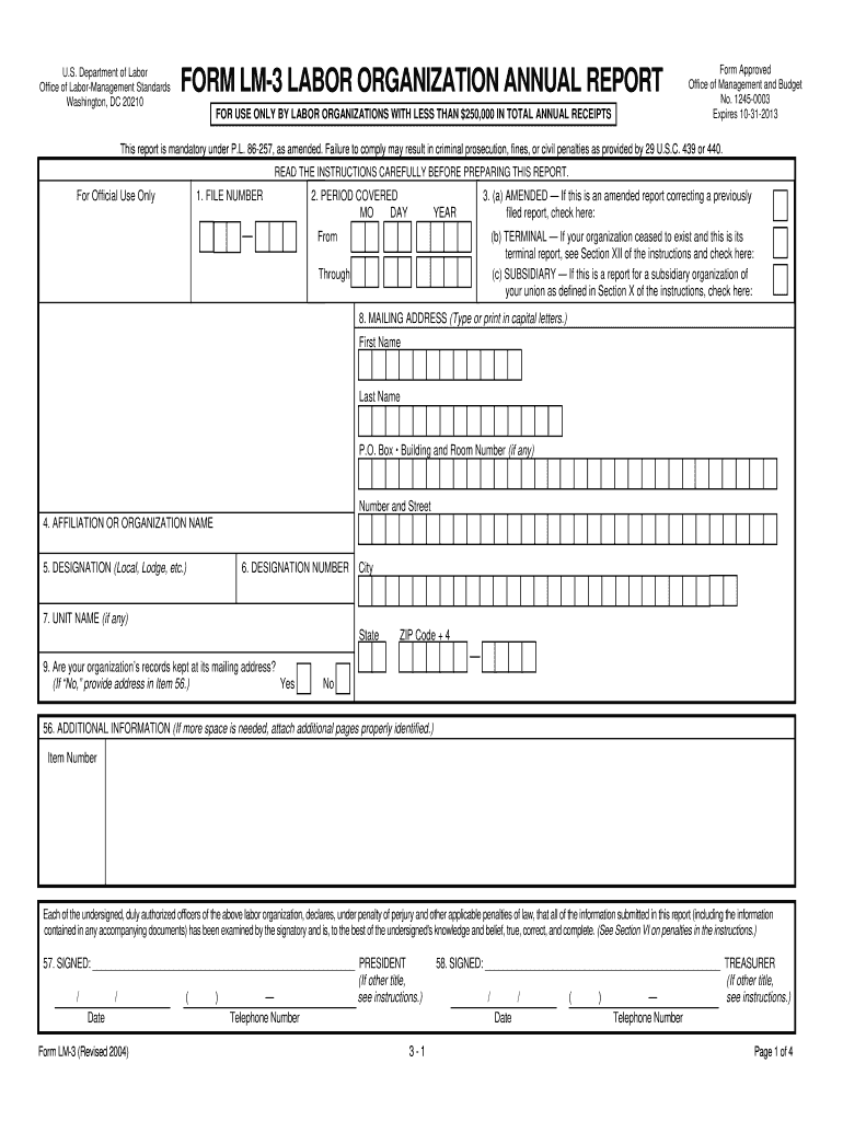  L M Fill the Word Form 2004
