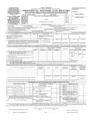 1919 Form 1040