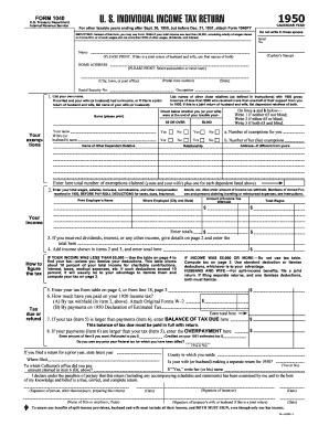 1950 Form