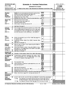 2002 Schedule A (1040 form)