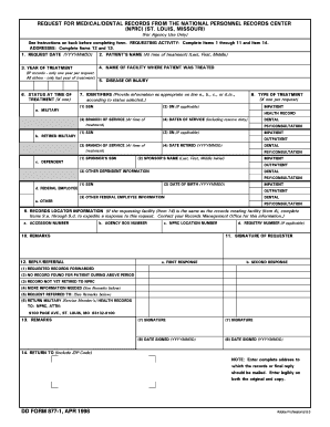 Dd Form 877