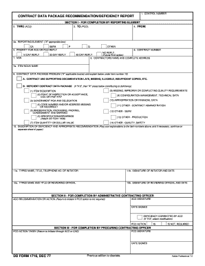 Dd Form 1716