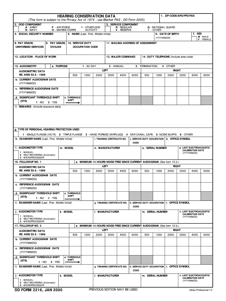 Dd 2216 Form