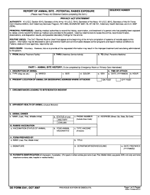 Dd Form 2341