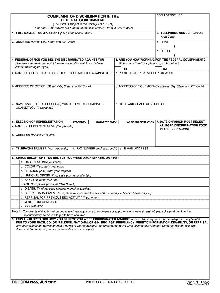  Form 2655 2012-2024