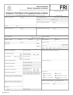 Ct Fillable Wc Forms for Employers