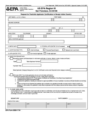 Epa Form 8570 4pdffillercom Fill Online, Printable, Fillable, Blank