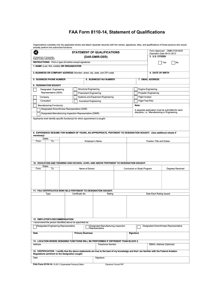  8110 14 Instructions Form 2012