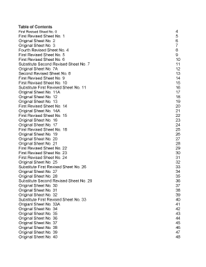 First Revised Sheet No  Form