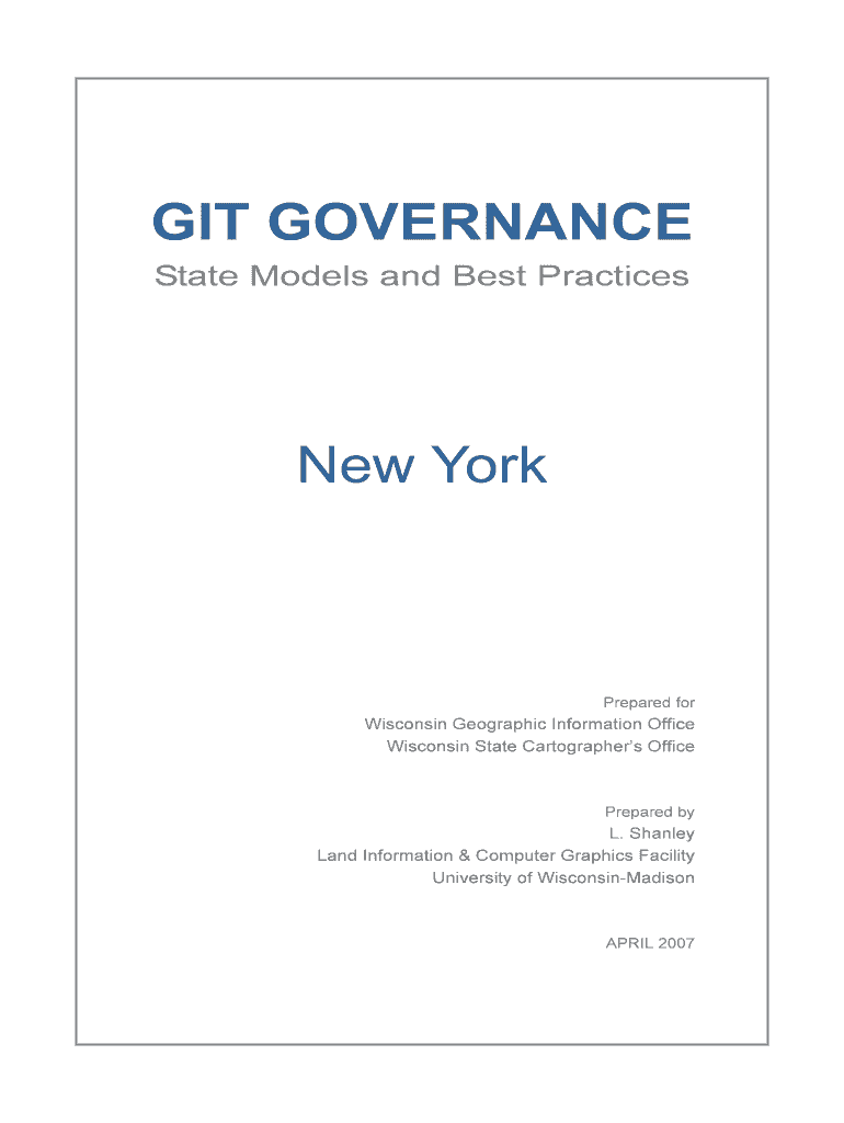 Models for GIS Governance Fgdc  Form