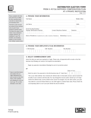 Tiaa F10174  Form