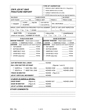 TYPE of INSPECTION Safetydata Fra Dot  Form