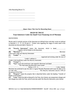 Printable Deed Transfer Forms Montana