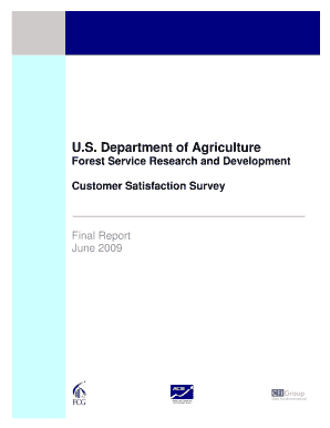 US Department of Agriculture Forest Service Research and  Form