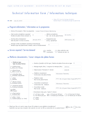 Technical Information Form Informations Techniques Fs Fed