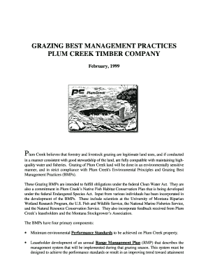 Grazing Best Management Practices U S Fish and Wildlife Service Fws  Form