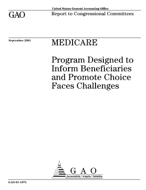 GAO 01 1071 Medicare Program Designed to Inform Beneficiaries Gao