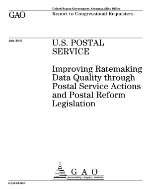 GAO 10 455 U S Postal Service Strategies and Options to Facilitate  Form