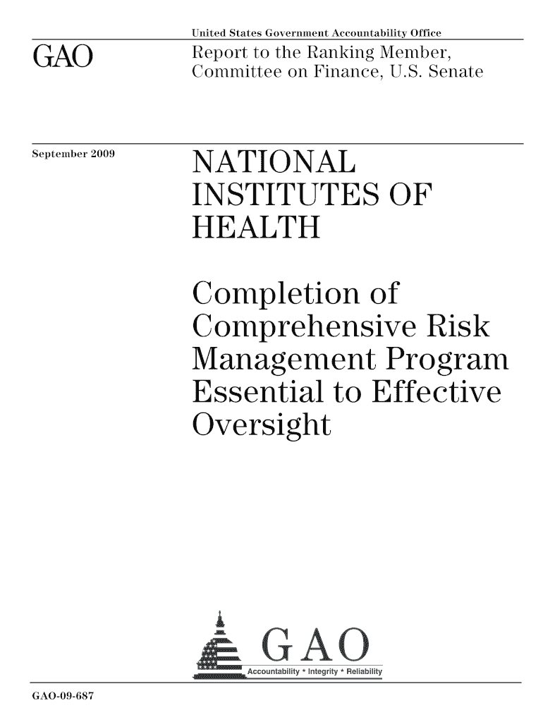 United States Government Accountability Office Report to the  Form