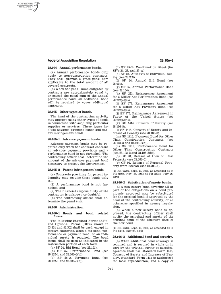 Annual Performance Bonds