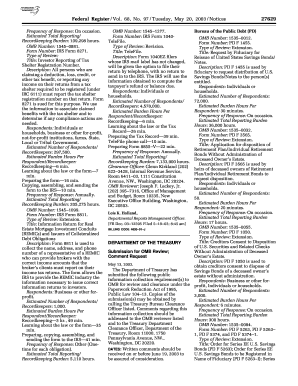 Recordkeeping Burden 109,298 Hours  Form