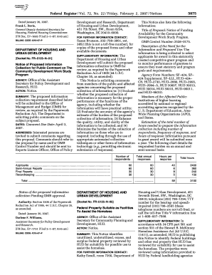 Housing, Federal Housing Commissioner Gpo  Form